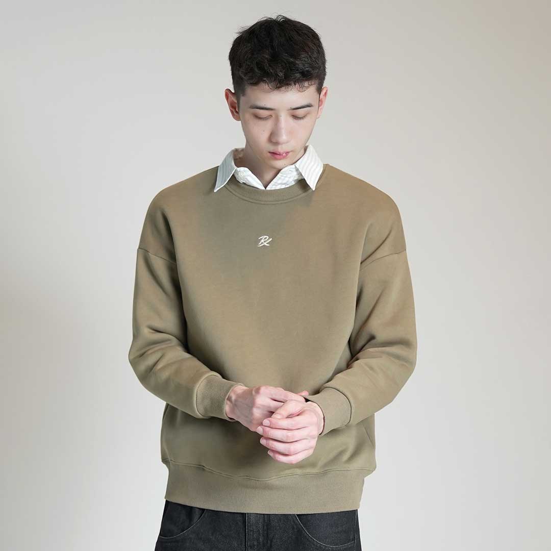 PRX Olive Oversized Sweatshirt