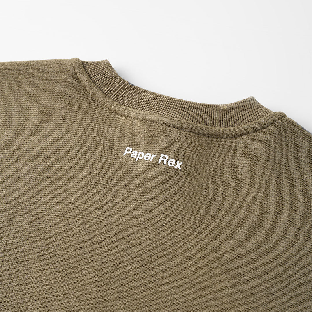 PRX Olive Oversized Sweatshirt