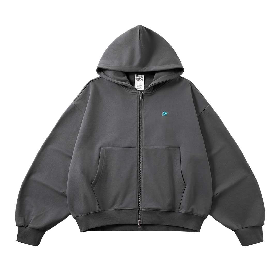 PRX Zip Hoodie Grey – Paper Rex Shop