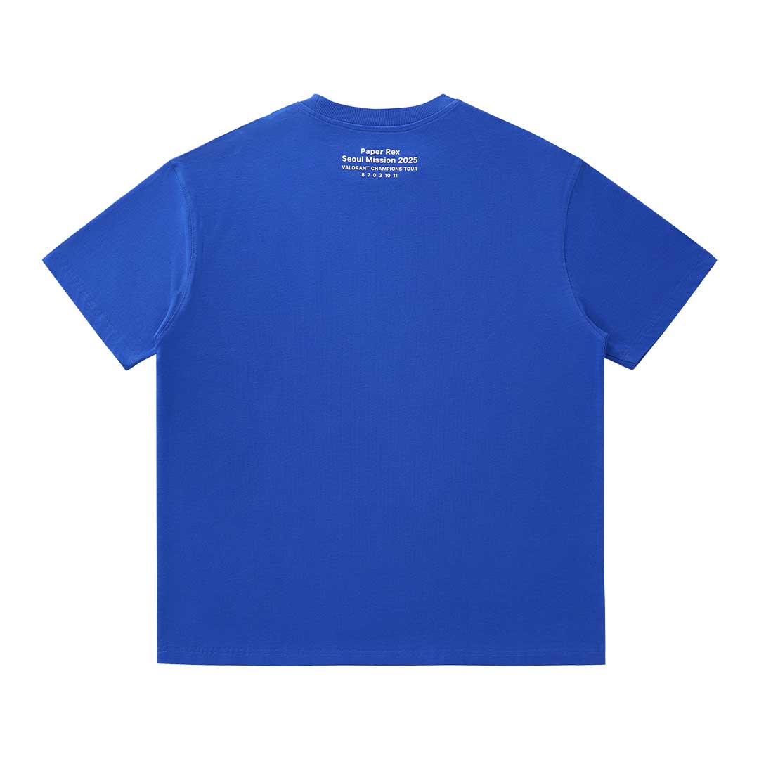 PRX Seoul Mission Tee 2025 - Velocity Blue – Paper Rex Shop