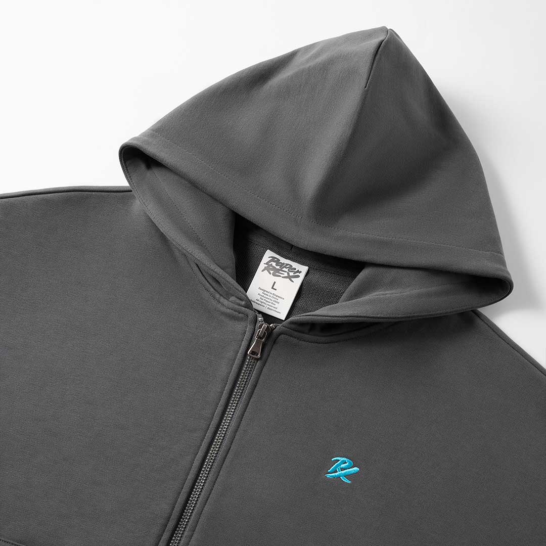PRX Zip Hoodie Grey – Paper Rex Shop