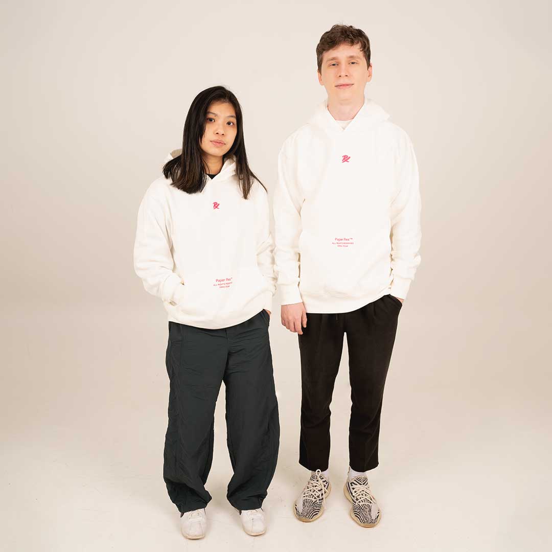 PRX Basic White Hoodie