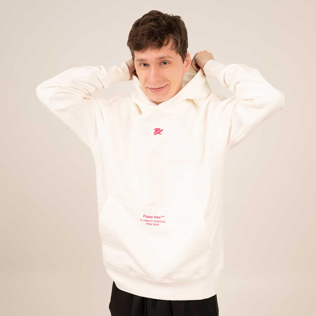 PRX Basic White Hoodie